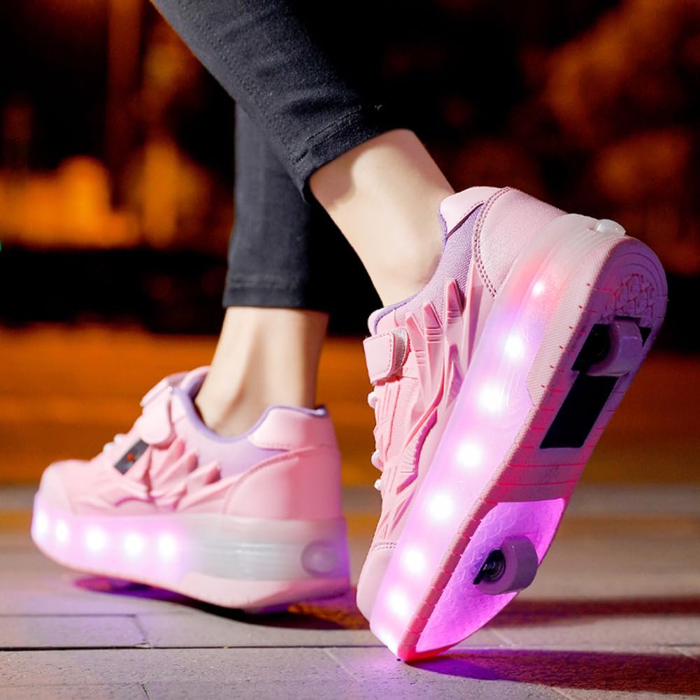 Double Wheels LED Roller Shoes