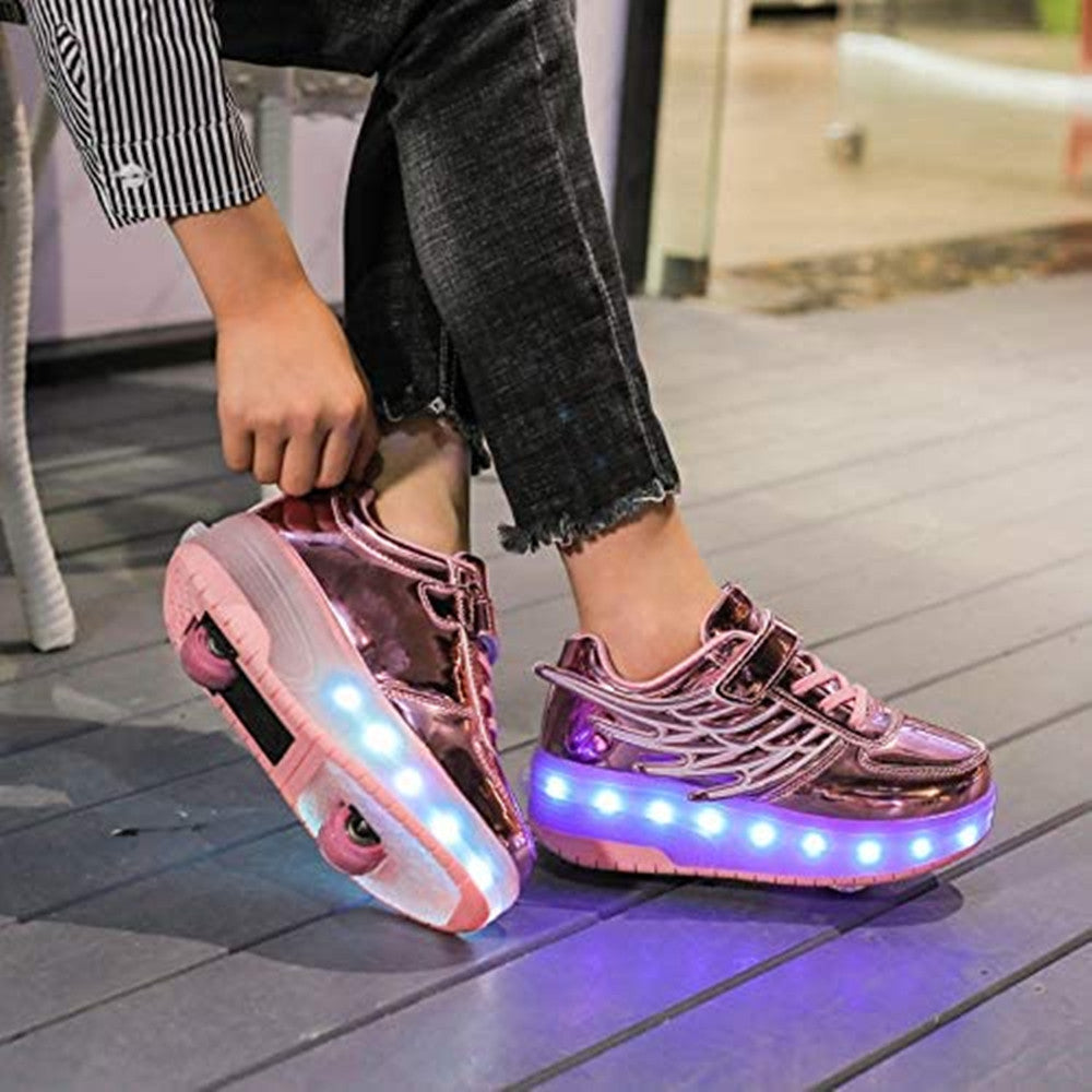 LED Roller shoes Light up Rechargeable Shoes
