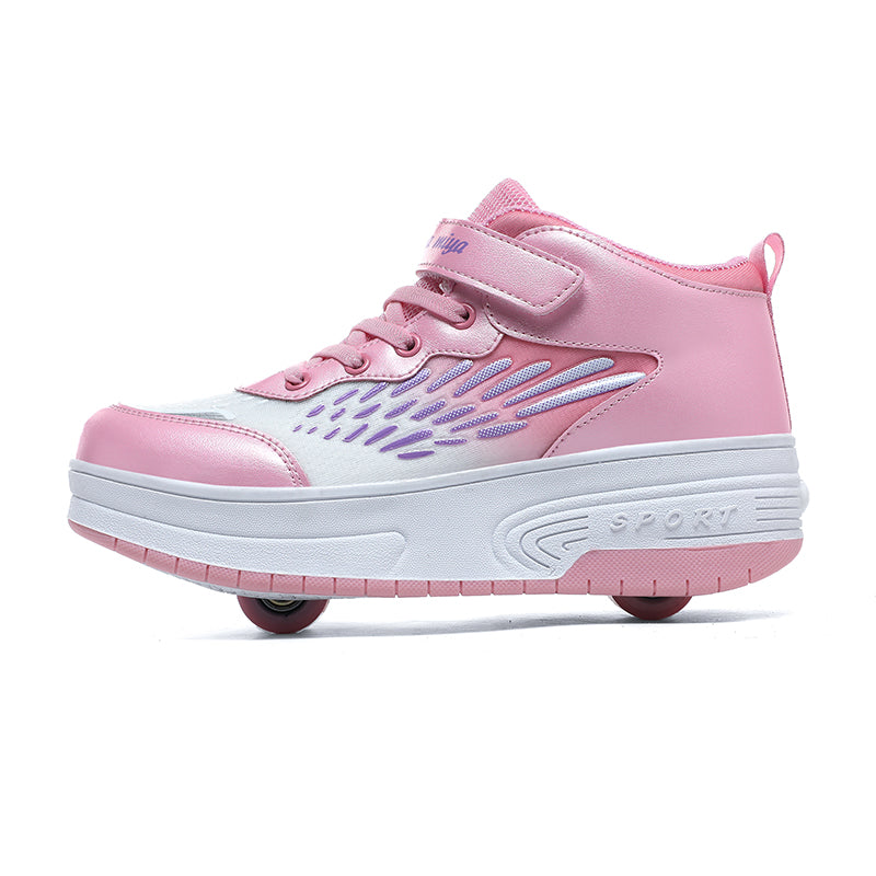 Roller Shoes PU Wheels shoes Pink