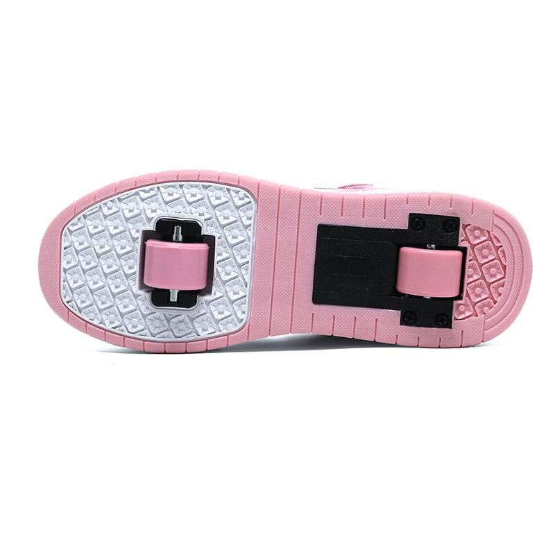 Roller Shoes PU Wheels shoes Pink