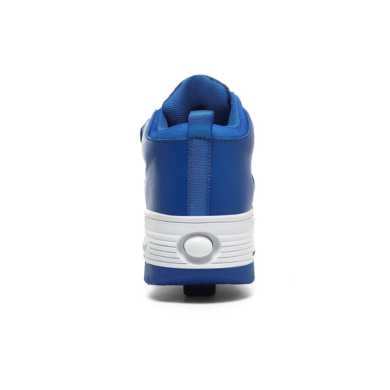 Roller Shoes PU Wheels shoes Blue