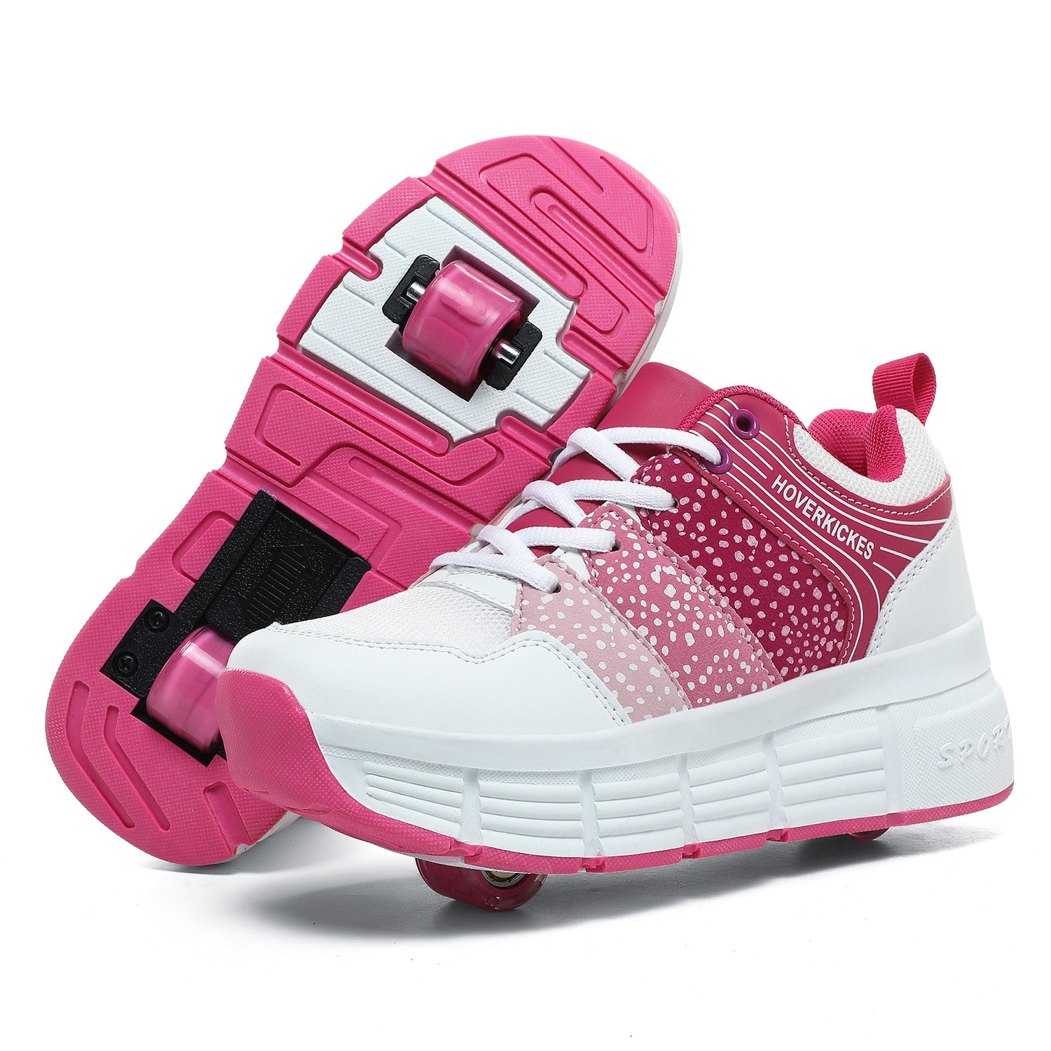 Roller Shoes PU Wheels shoes Pink