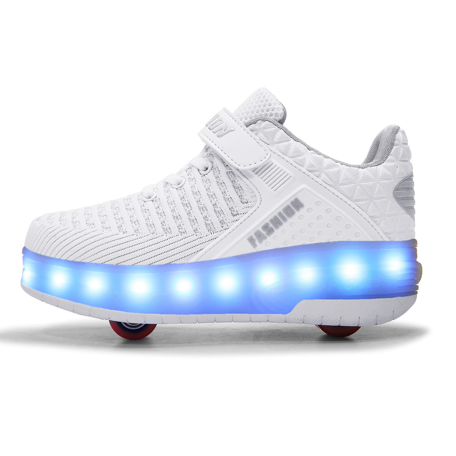 LED Mesh Roller shoes Light up Rechargeable Shoes