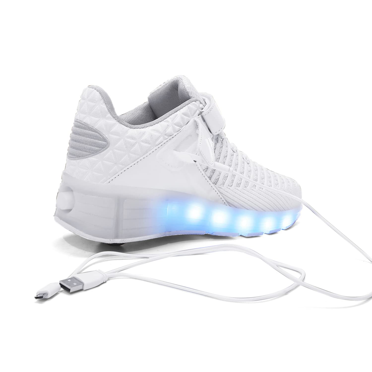 LED Mesh Roller shoes Light up Rechargeable Shoes